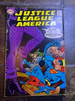 Buy Justice League Of America #75 1st Appearance Dinah Lance Black Canary Owp • 386.57£