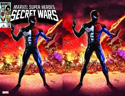 Buy Secret Wars #8 Black Suit Mico Suayan Exclusive Virgin & Trade Dress Set 8/7/24 • 31.06£