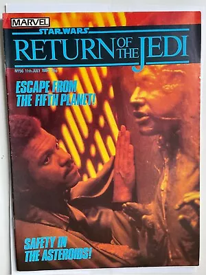 Buy Star Wars Weekly, Vintage Marvel UK Comic Return Of The Jedi No.56 • 1.95£