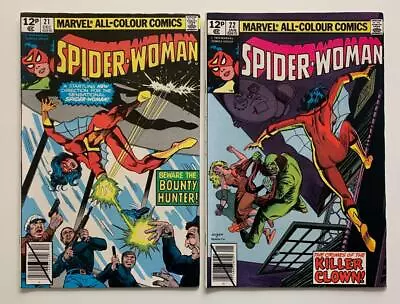 Buy Spider-Woman #21 & #22 (Marvel 1979) 2 X VF+ Condition Bronze Age Issues. • 19.50£