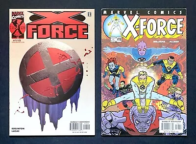 Buy X-Force 115 116 - Last Original Team App 1st App Doop 1st X-Statix (2001) Marvel • 23.29£