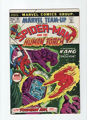 Buy Marvel Team Up#10 (Spider-Man, Human Torch, Kang!) (1973) F/VF • 19.41£