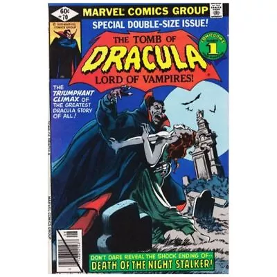 Buy Tomb Of Dracula #70  - 1972 Series Marvel Comics VF+ Full Description Below [y| • 46.70£