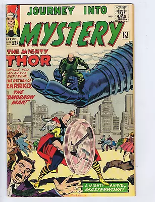 Buy Journey Into Mystery #101 Marvel 1964 The Return Of Zarrko, The Tomorrow Man! • 93.19£