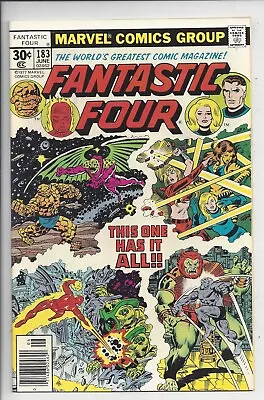 Buy Fantastic Four #183 NM  (9.2) 1977 - George Perez Cover • 15.53£