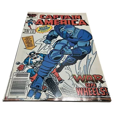 Buy Captain America, Vol. 1 #318 (1986) GD/VG Newsstand 🔑 Death Of Blue Streak • 3.11£