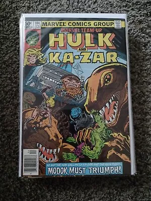 Buy Marvel Team-Up - Issue # 104 - Hulk And Ka-Zar - 1981. • 2.33£