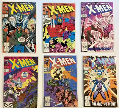 Buy Uncanny X-Men RUN Of 6: #245 246 247 248 249 250 (1989) VF/NM Master Mold! Havok • 13.97£