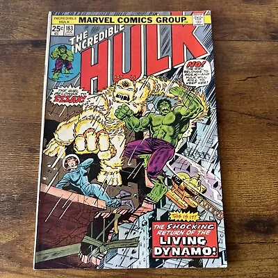 Buy The Incredible Hulk #183 (1975, Marvel Comics) VG/F • 7.77£