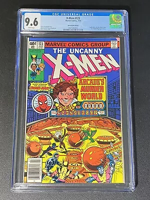 Buy Uncanny X-Men #123 CGC 9.6 Newsstand Edition Marvel July 1979 Printing Error HTF • 132.02£
