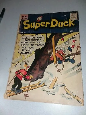 Buy Super Duck Comics #72 Archie Mlj 1957 Early Silver Age Cartoon Funny Animal • 12.13£