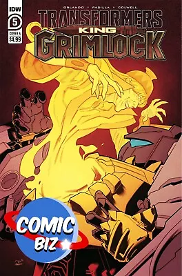 Buy Transformers King Grimlock #5 (2022) 1st Printing Tormey Main Cover A Idw • 2.85£