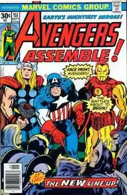 Buy *avengers #151*marvel Comics*sep 1976*fn*newsstand*tnc* • 4.65£