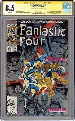 Buy Fantastic Four #347 Adams CGC 8.5 SS Arthur Adams 1990 2741086005 • 69.89£