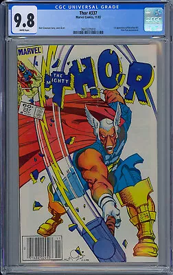Buy Thor #337 Cgc 9.8 Newsstand Variant White Pages 1st Beta Ray Bill • 524.21£