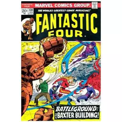 Buy Fantastic Four #130  - 1961 Series Marvel Comics Fine+ [i! • 22.41£