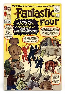 Buy Fantastic Four #15 VG 4.0 1963 • 236.87£