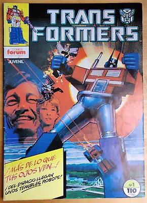 Buy TRANSFORMERS #1 🔑 Spain Foreign Variant 1st Print Magazine Autobots Decepticons • 154.55£