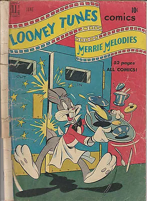 Buy 1950 Looney Tunes #104 Dell Comics Merrie Melodies Bugs Bunny Porky Pig VINTAGE • 10.06£