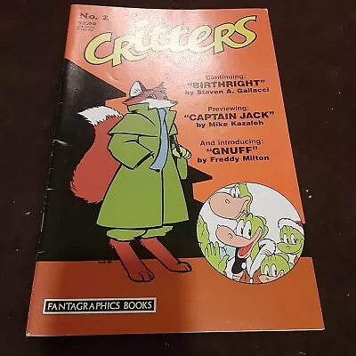 Buy Fantagraphics Books Critters No. 2 July 86 Comic • 4.66£