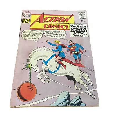 Buy Action Comics #293 ! DC 1962 ! SUPERMAN ! SUPERGIRL ! ORIGIN Of COMET KEY ISSUE • 11.64£