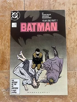 Buy Batman #404 NM (1987) Year One Pt. 1 Frank Miller • 11.65£