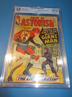 Buy Tales To Astonish #49 Silver Age 1st Giant-Man Key CBCS 1.5 Fair/Good Wasp • 54.67£