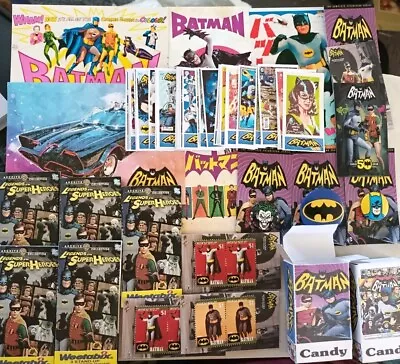Buy Batman 66 Mini Bundle.  Art Cards/Bookmarker/Stamps/Badges/mini- Cards/ect. New. • 10£