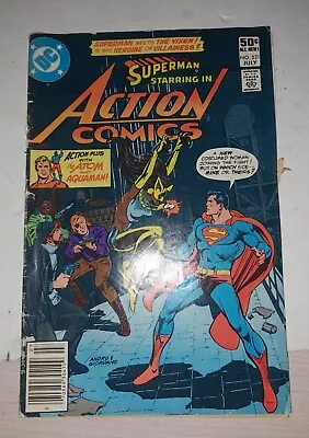 Buy Action Comics #521 Direct Superman Meets The Vixen  (1981) • 18.64£