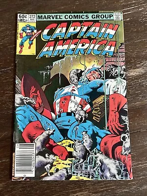 Buy Captain America #272 Newsstand (Marvel 1982) 1st Vermin VF- • 9.32£