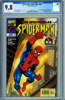 Buy SPECTACULAR SPIDER-MAN #257 CGC 9.8-MARVEL-comic Book 3804823018 • 135.91£