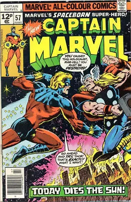 Buy Captain Marvel (1968) #  57 UK Price (5.0-VGF) Thor 1978 • 6.75£
