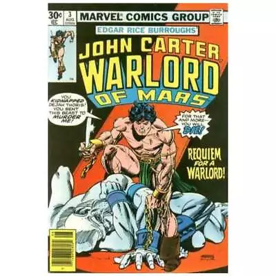 Buy John Carter: Warlord Of Mars #3  - 1977 Series Marvel Comics Fine+ [n] • 5.43£