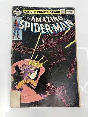 Buy 1979 The Amazing Spider-Man Marvel Comic Book #188 • 5.82£