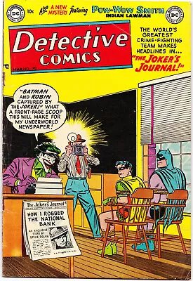 Buy DETECTIVE COMICS #193 RARE 1953 FINE- (5.5) Golden Age JOKER Cover And Story!!! • 776.60£