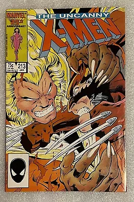 Buy Uncanny X-Men #213 VF+ 1st Cameo Mr. Sinister Marvel Comic  • 11.65£