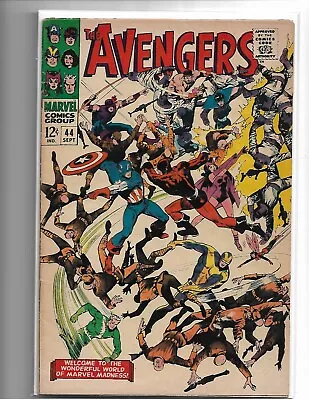 Buy Avengers #44 - Fn-/fn -  Origin Of Black Widow-marvel Silver Age-buscema/thomas • 38.82£