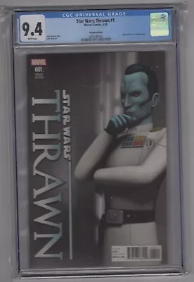 Buy Star Wars Thrawn #1 Marvel 2018 Animation Variant CGC 9.4 WHITE Pages • 81.54£