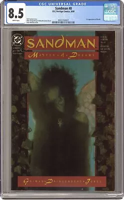 Buy Sandman #8A CGC 8.5 1989 4003350007 1st App. Death • 77.66£