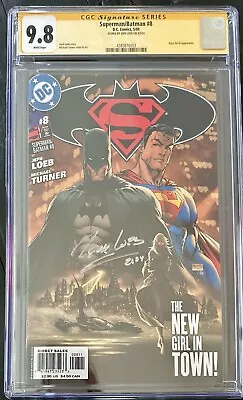Buy Superman/batman #8 Turner Cover (kara Zor-el) Cgc Ss 9.8 Signed By Jeph Loeb H/p • 101.13£