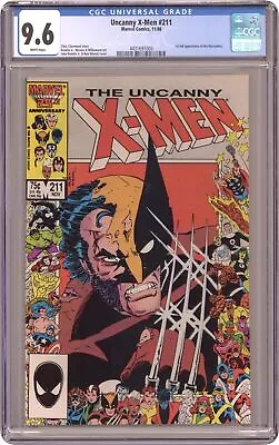 Buy Uncanny X-Men #211D CGC 9.6 1986 4431691003 • 93.19£