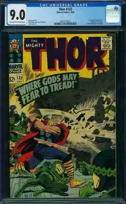 Buy Thor #132 (Marvel, 1966) CGC 9.0 - 1st EGO • 194.15£