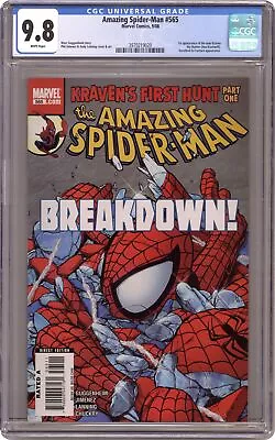 Buy Amazing Spider-Man #565 CGC 9.8 2008 3970219020 • 116.49£