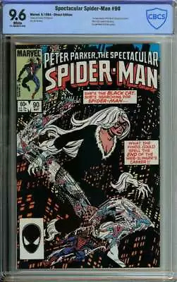 Buy Spectacular Spider-man #90 Cbcs 9.6 White Pages // 1st Black Costume In Title • 139.79£
