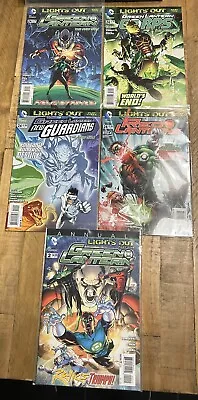 Buy DC’s Green Lantern: Lights Out Parts 1 - 5 Complete 2014 NM Condition • 5.99£