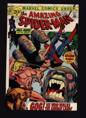Buy The Amazing Spider-Man- # 103 VF+ GOG    Marvel SA • 38.82£
