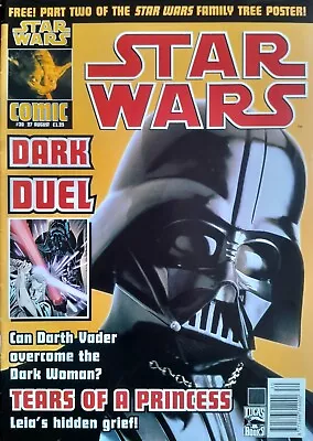 Buy STAR WARS COMIC #30 27th August 2000 Lucas Books With DARK SIDE POSTER VG • 8.99£