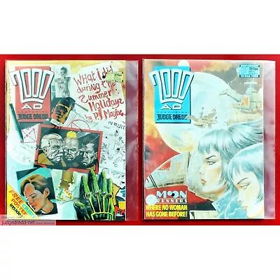 Buy 2000AD Prog 591 592   2 Judge Dredd Comic Book Issues 17 9 88 UK 1988 (Lot 3479 • 7.69£