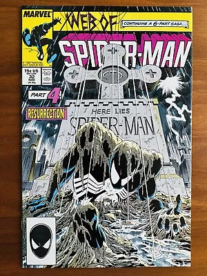 Buy Web Of Spider-Man #32  NM- Marvel  Comics, 1987~Death Of Kraven Pt. 4 Mike Zeck • 38.82£