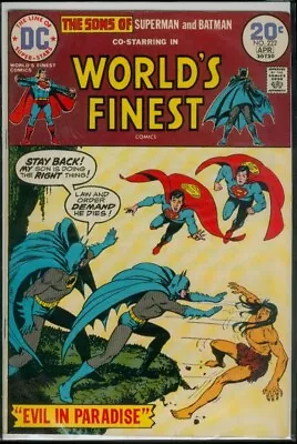 Buy DC Comics WORLD'S FINEST #222 SUPERMAN BATMAN FN+ 6.5 • 3.88£